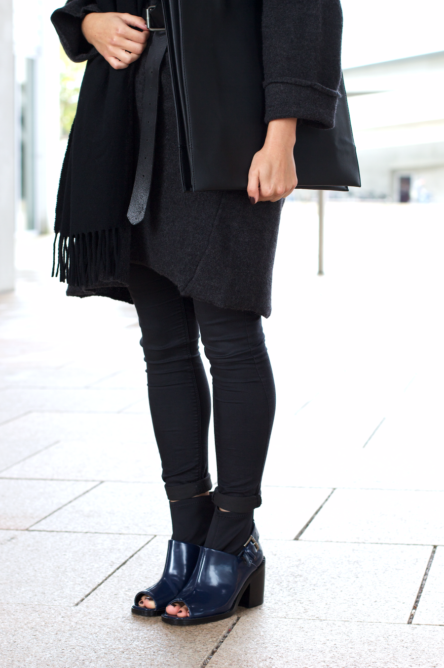 all black outfit shellys and acne canada