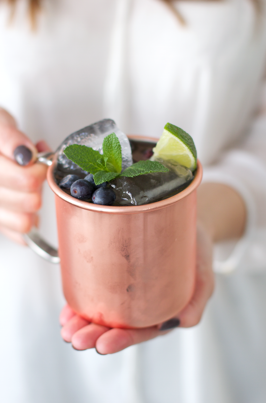 Berry Blueberries Moscow Mule Recipe