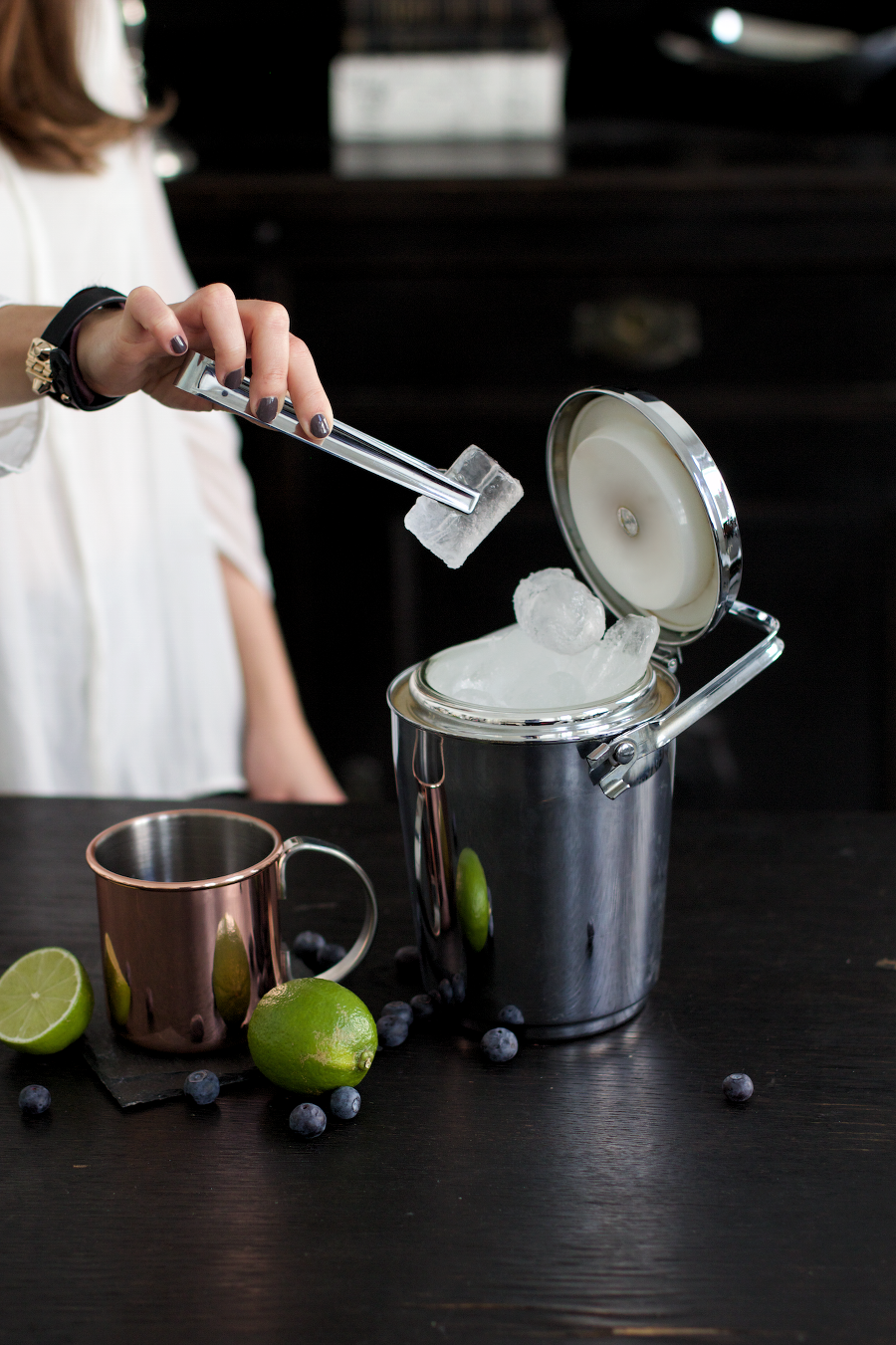 Berry Blueberries Moscow Mule Recipe