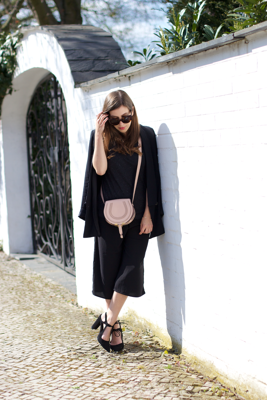 The Dashing Rider Black Culotte Chloe Outfit