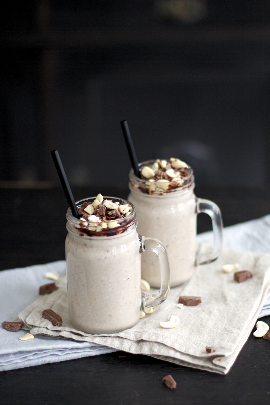 The Dashing Rider Cashew Soy Oatmeal Smoothie