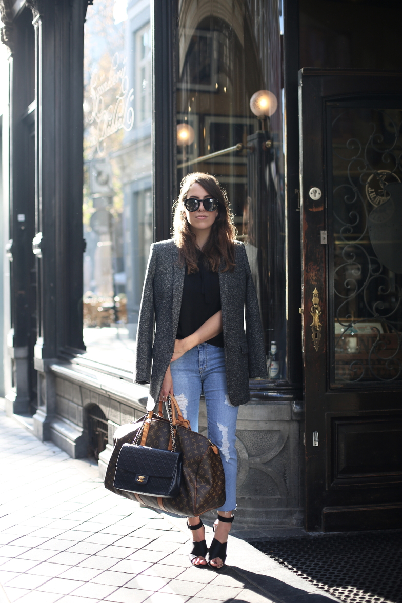 Fall Outfit Travel Maastricht Chanel Bag