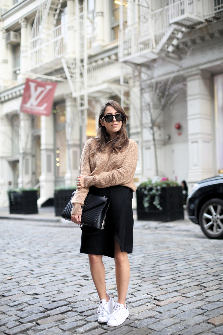 Black Neutral New York Outfit Blog