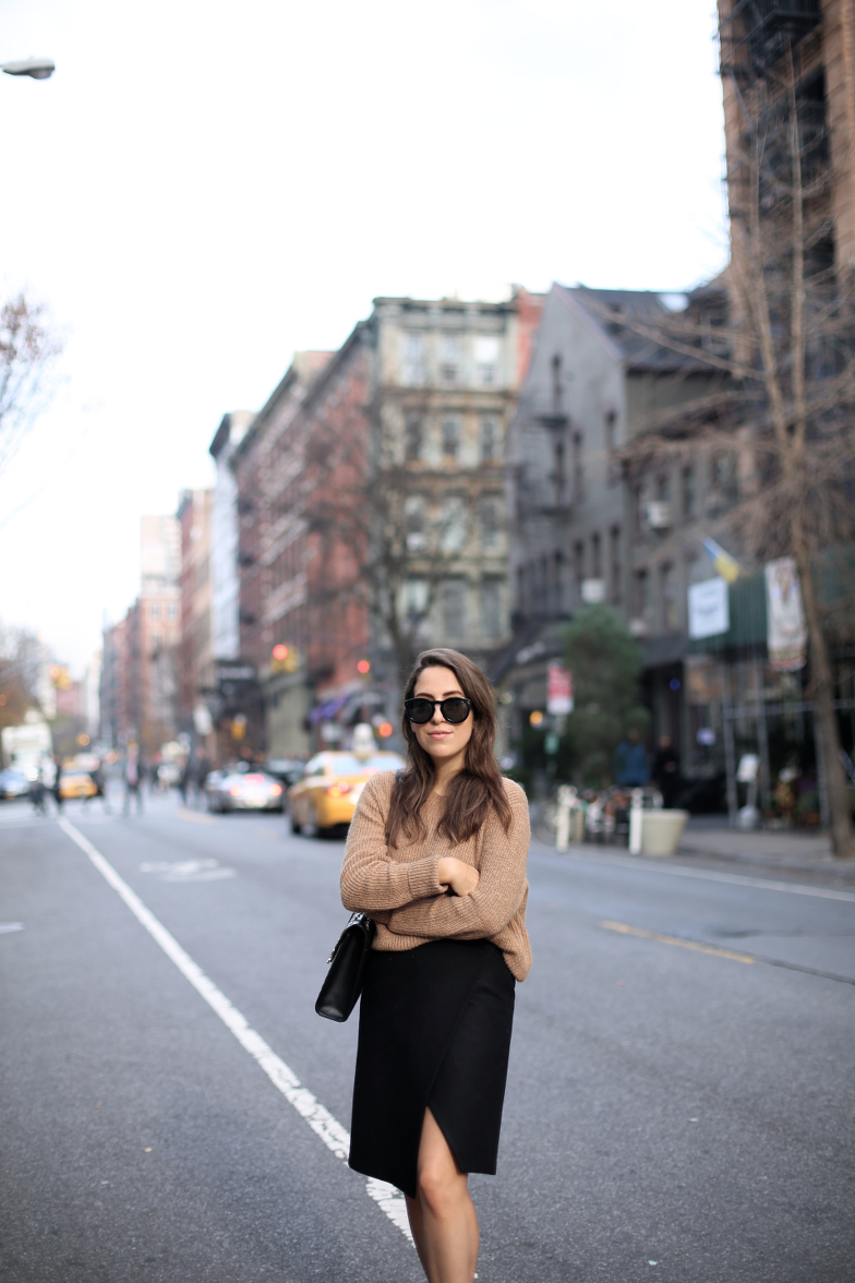Black Neutral New York Outfit Blog