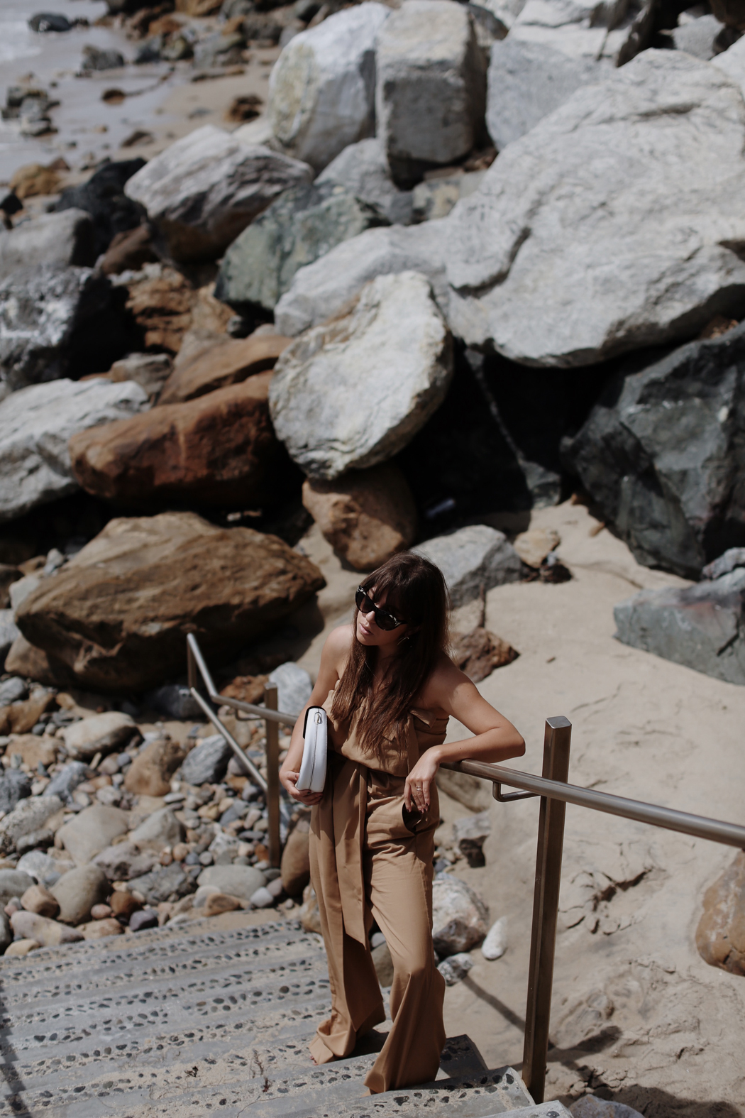 The Dashing Rider Malibu Beach Outfit with Cos Jumpsuit