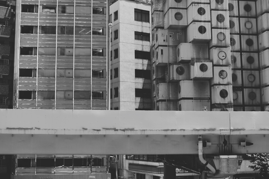 A visual Story: The Architecture Of Tokyo - Photography by Fiona Dinkelbach Nagakin Capsule Tower